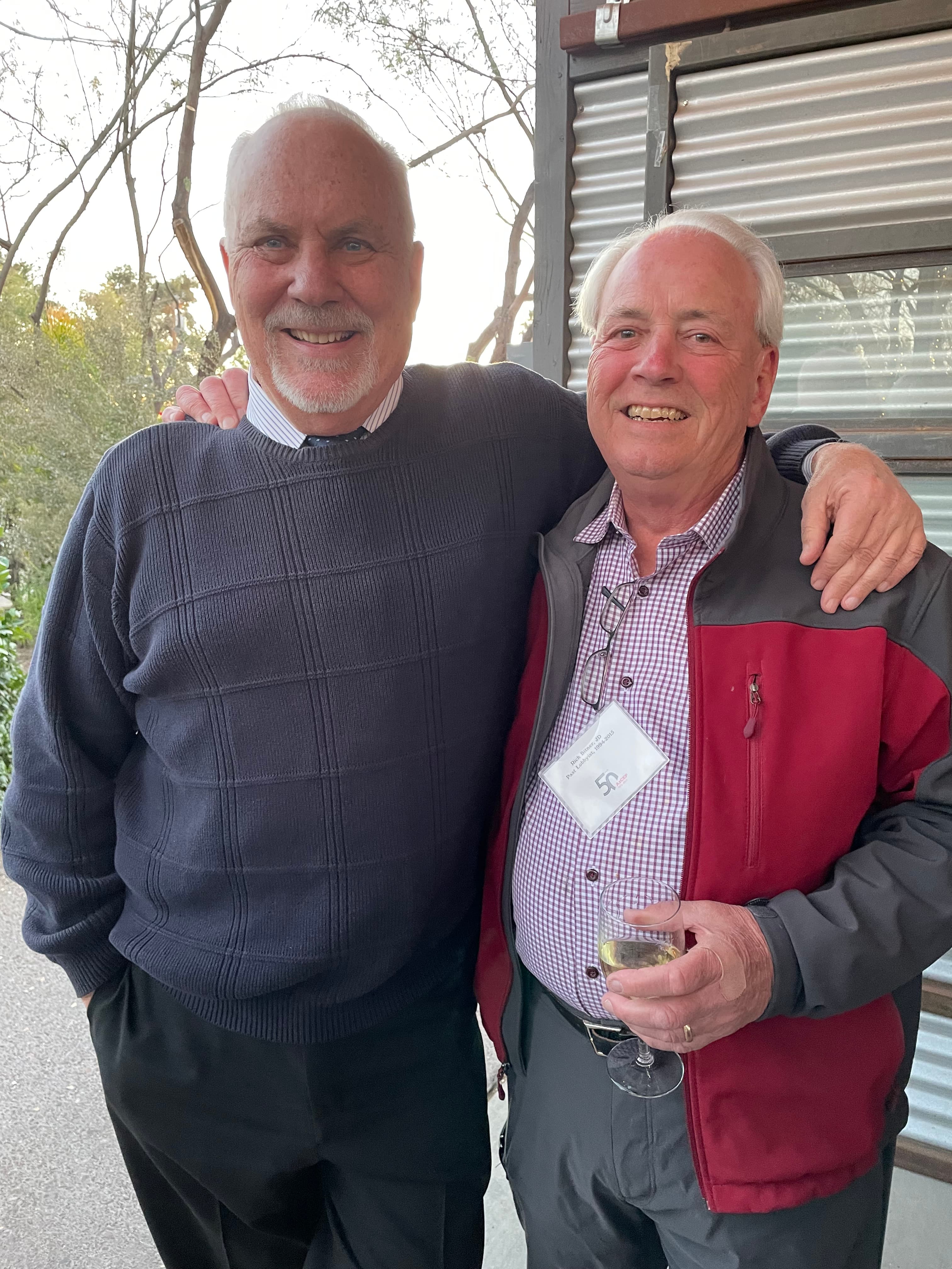 Lobbyist John Thomas with Bitner